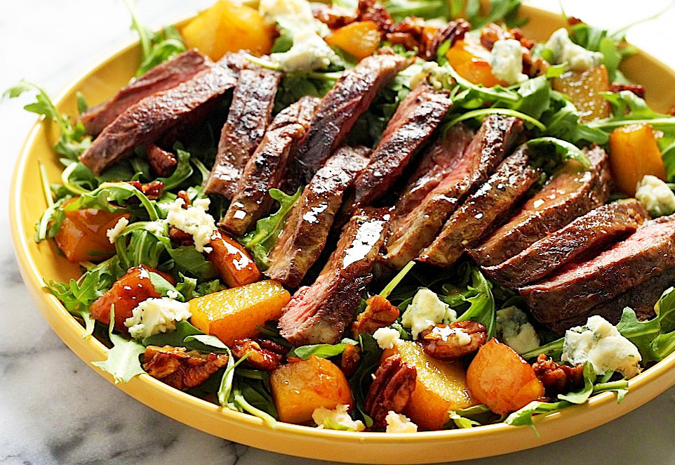 Oriental Grilled Skirt Steak Salad